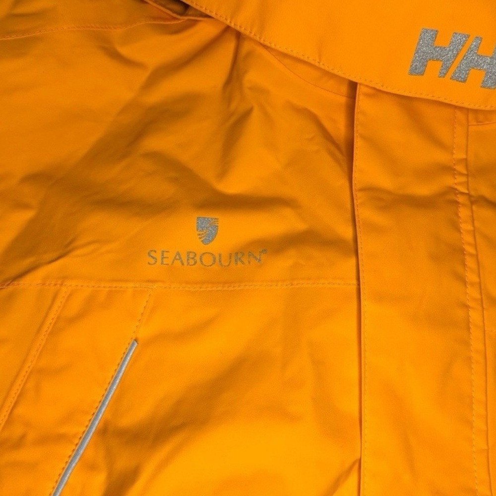 Helly Hansen seabourn men’s Size XL Orange , polar shield Performance Jacket - Picture 2 of 15